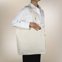 Cabas coton GASPARD 250 BIO - Bleu Marine