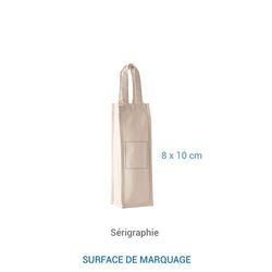 Sac porte bouteille GABIN 250 BIO - Ecru