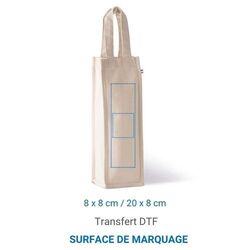 Sac porte bouteille GABIN 250 BIO - Ecru