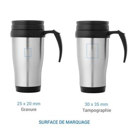 Mug isotherme STREET 2 Rouge