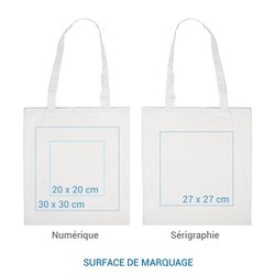 Sac coton 140gr Gris