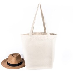 Cabas coton NOUMEA 370 écru