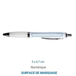 Stylo à bille CONFORT Encre noire - Orange