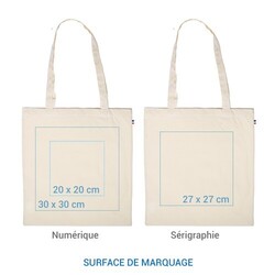 Sac coton ALFRED 250 BIO écru - France