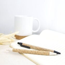 Stylo à bille LIEGE Encre noire Bleu