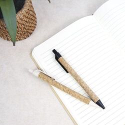 Stylo à bille LIEGE Encre noire Bleu