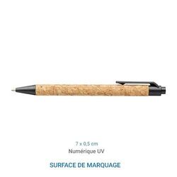 Stylo à bille LIEGE Encre noire Bleu