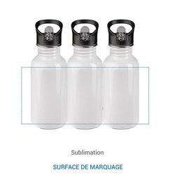Gourde FRESH Blanc 400 ml