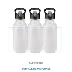 Gourde FRESH Blanc 500 ml
