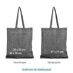 Sac coton  ECOLO 155 Bleu