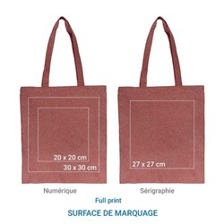 Sac coton  ECOLO 155 Bleu