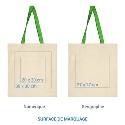 Sac coton DELHI 155 Fuchsia