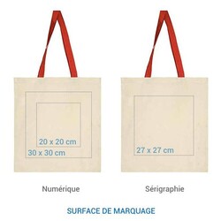 Sac coton DELHI 155 Fuchsia