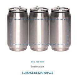 Cannette isotherme CAN Blanc