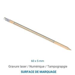 Crayon BUDGET - Blanc