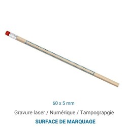 Crayon BUDGET - Rouge