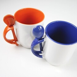 Tasse BICOLORE cuillère - Vert