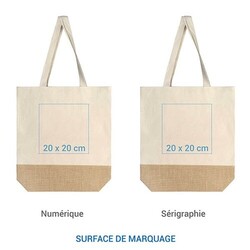 Sac coton jute AGRA 330