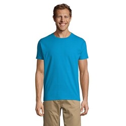 T-Shirt IMPERIAL Col rond Homme - Aqua XL