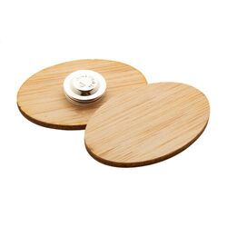 badge en bambou BooBadge