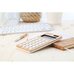 calculatrice en bambou BooCalc
