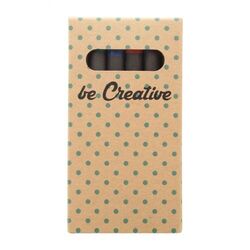 set de 6 crayons de couleurs personnalisés Craxon 6 Eco