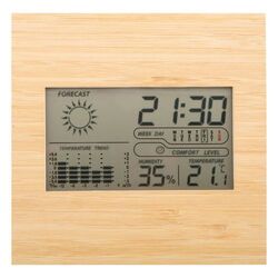 station météo en bambou Boocast