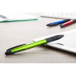 stylo bille 3 couleurs stylet Trime