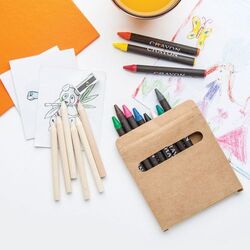 set de 12 pastels de couleurs Lola