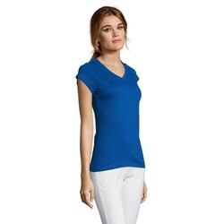 MOON T-SHIRT FEMME COL V