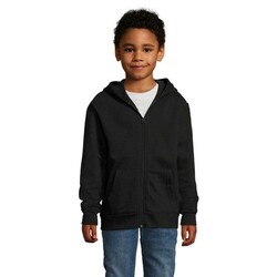 STONE KIDS VEST ZIP CAPUCHE