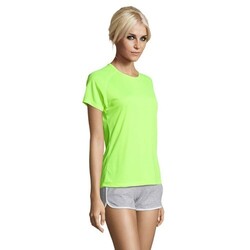 SPORTY WOMEN T-SHIRT polyes