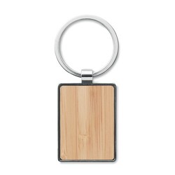 BENDIGO Porte-clés rectangle en bambou