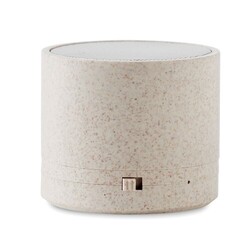 ROUND BASS+ Haut-parleur s/ fil paille blé