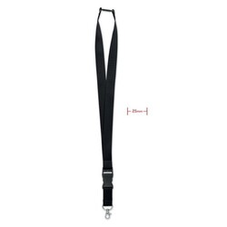 WIDE LANY Lanyard crochet métal 25mm