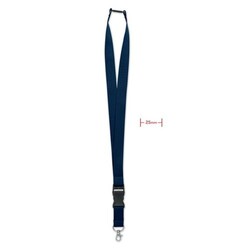 WIDE LANY Lanyard crochet métal 25mm