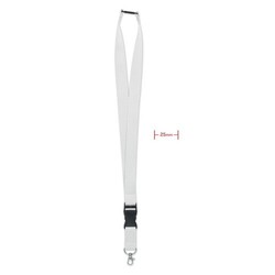 WIDE LANY Lanyard crochet métal 25mm
