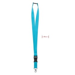 WIDE LANY Lanyard crochet métal 25mm
