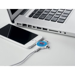 LIGO CABLE Câble avec adaptateur 3 en 1