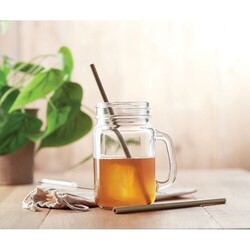 NATURAL STRAW Paille bambou avec brosse.