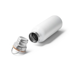 RAGNAR. Bouteille en acier inoxydable (36% recyclée) avec double parois sous vide 570 mL