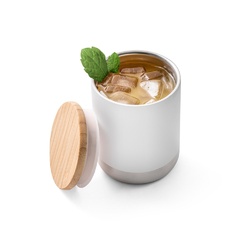 NORRE TUMBLER. Verre en acier inoxydable (36% recyclée), double parois 370 mL