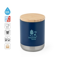 NORRE TUMBLER. Verre en acier inoxydable (36% recyclée), double parois 370 mL