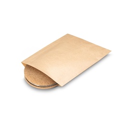 TILBURY. Miroir de sac à main double en liège