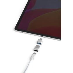 MINSKY. Jeu de 2 adaptateurs USB-A / USB-C en aluminium