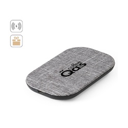 RENEWAL CHARGER. Chargeur sans fil rapide 10W en PET recyclé (100 % rPET)
