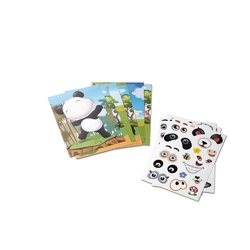 MADAGASCAR. Jeu d'autocollants avec six feuilles