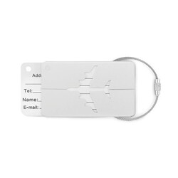 FLY TAG Etiquette à bagage en aluminium