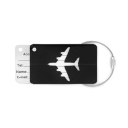 FLY TAG Etiquette à bagage en aluminium