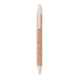 MONTADO Stylo bille en liège / blé-paille
